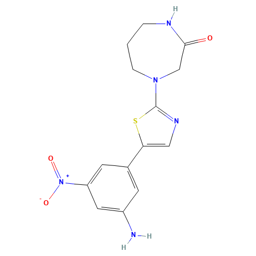 4-[5-(3-amino-5-nitrophenyl)-1,3-thiazol-2-yl]-1,4-diazepan-2-one (CAS: 1312572-75-0) - Related Chemical Product
