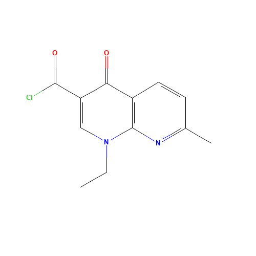 1-ethyl-7-methyl-4-oxo-1,8-naphthyridine-3-carbonyl chloride (CAS: 52377-28-3) - Related Chemical Product