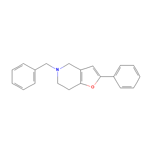 5-benzyl-2-phenyl-6,7-dihydro-4H-furo[3,2-c]pyridine (CAS: 64996-24-3) - Related Chemical Product