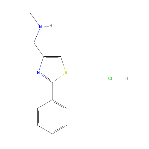 N-methyl-1-(2-phenyl-1,3-thiazol-4-yl)methanamine;hydrochloride (CAS: 1187928-00-2) - Related Chemical Product