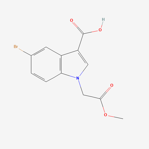 5-bromo-1-(2-methoxy-2-oxoethyl)indole-3-carboxylic acid (CAS: 1404532-12-2) - Related Chemical Product