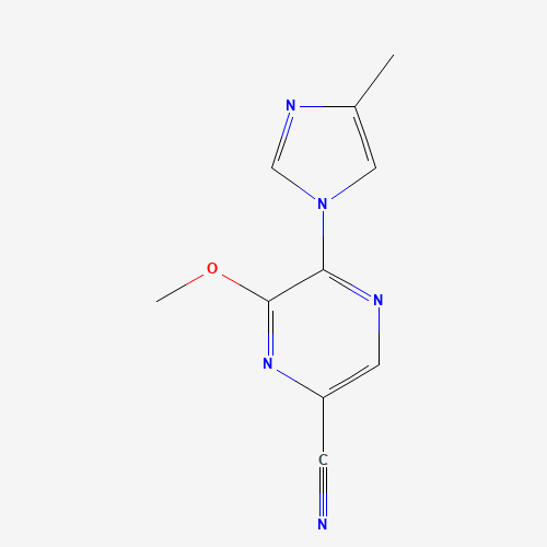 6-methoxy-5-(4-methylimidazol-1-yl)pyrazine-2-carbonitrile (CAS: 1294003-43-2) - Related Chemical Product