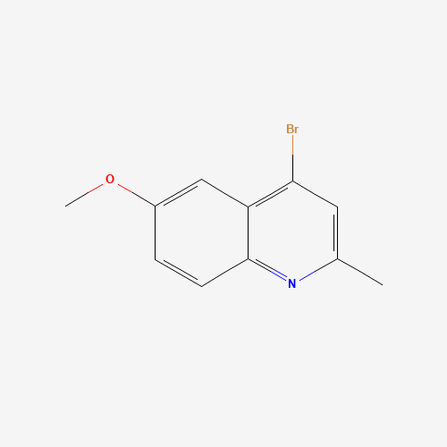 4-bromo-6-methoxy-2-methylquinoline (CAS: 856095-00-6) - Chemical Structure and Molecular Formula 