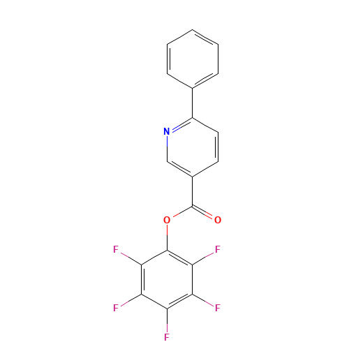 (2,3,4,5,6-pentafluorophenyl) 6-phenylpyridine-3-carboxylate (CAS: 934570-41-9) - Related Chemical Product