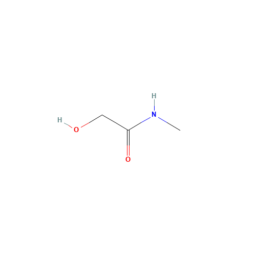 2-hydroxy-N-methylacetamide (CAS: 5415-94-1) - Chemical Structure and Molecular Formula 