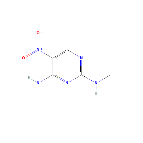 2-N,4-N-dimethyl-5-nitropyrimidine-2,4-diamine (CAS: 5177-26-4) - Related Chemical Product