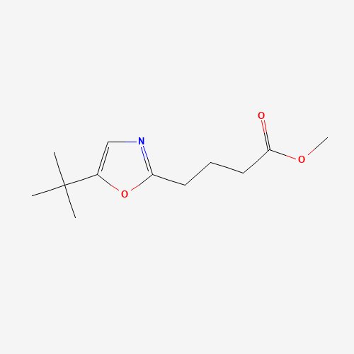 methyl 4-(5-tert-butyl-1,3-oxazol-2-yl)butanoate (CAS: 1244058-97-6) - Related Chemical Product