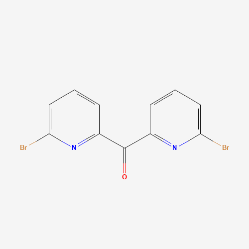 bis(6-bromopyridin-2-yl)methanone (CAS: 42772-87-2) - Chemical Structure and Molecular Formula 