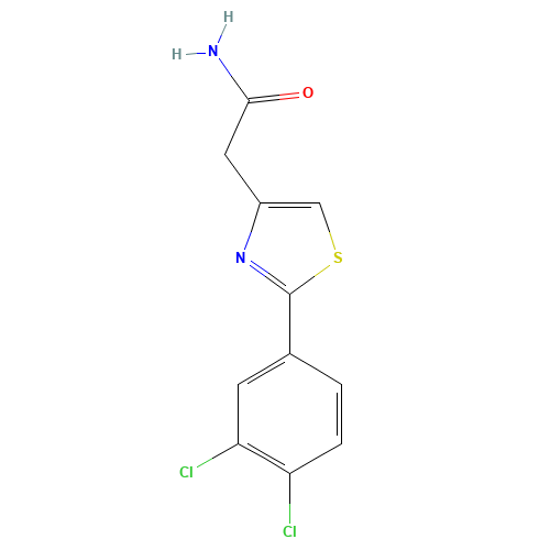 2-[2-(3,4-dichlorophenyl)-1,3-thiazol-4-yl]acetamide (CAS: 78743-09-6) - Related Chemical Product