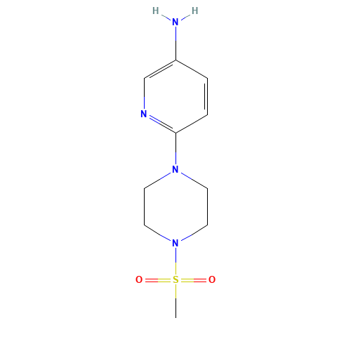 6-(4-methylsulfonylpiperazin-1-yl)pyridin-3-amine (CAS: 1017171-54-8) - Related Chemical Product