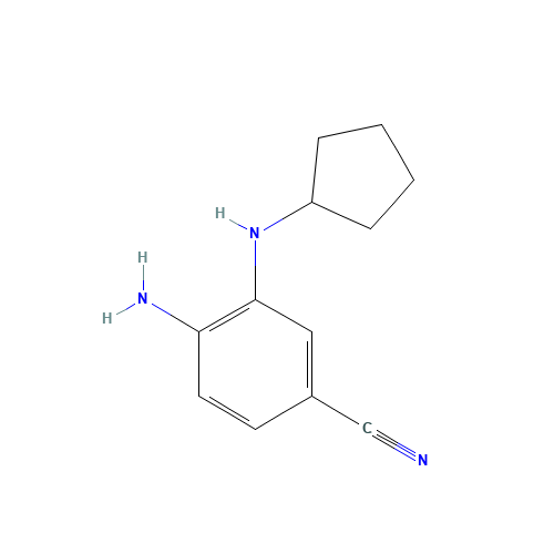 4-amino-3-(cyclopentylamino)benzonitrile (CAS: 864275-10-5) - Related Chemical Product