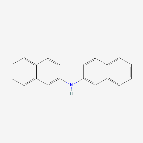 N-naphthalen-2-ylnaphthalen-2-amine (CAS: 532-18-3) - Chemical Structure and Molecular Formula 