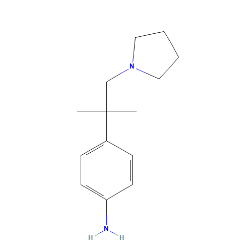 4-(2-methyl-1-pyrrolidin-1-ylpropan-2-yl)aniline (CAS: 561297-91-4) - Related Chemical Product