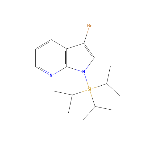 (3-bromopyrrolo[2,3-b]pyridin-1-yl)-tri(propan-2-yl)silane (CAS: 918525-02-7) - Related Chemical Product