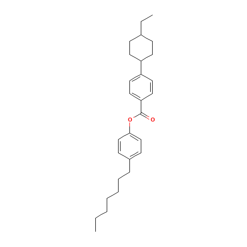 (4-heptylphenyl) 4-(4-ethylcyclohexyl)benzoate (CAS: 122230-65-3) - Related Chemical Product