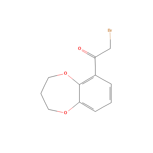 2-bromo-1-(3,4-dihydro-2H-1,5-benzodioxepin-6-yl)ethanone (CAS: 690632-75-8) - Related Chemical Product