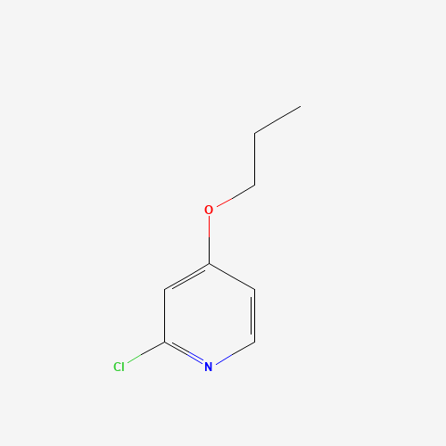 2-chloro-4-propoxypyridine (CAS: 1289217-19-1) - Chemical Structure and Molecular Formula 