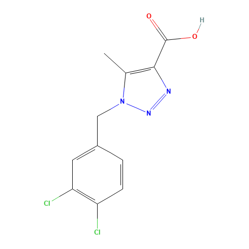 1-[(3,4-dichlorophenyl)methyl]-5-methyltriazole-4-carboxylic acid (CAS: 1111881-62-9) - Related Chemical Product