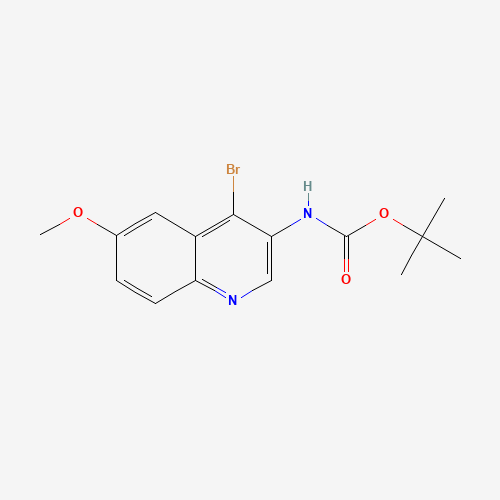 tert-butyl N-(4-bromo-6-methoxyquinolin-3-yl)carbamate (CAS: 872714-59-5) - Related Chemical Product