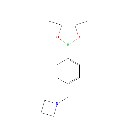 1-[[4-(4,4,5,5-tetramethyl-1,3,2-dioxaborolan-2-yl)phenyl]methyl]azetidine (CAS: 1036990-23-4) - Related Chemical Product