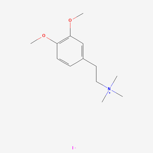 2-(3,4-dimethoxyphenyl)ethyl-trimethylazanium;iodide (CAS: 52336-52-4) - Related Chemical Product