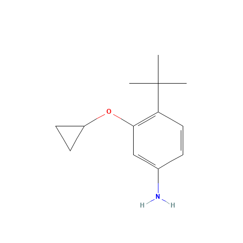 4-tert-butyl-3-cyclopropyloxyaniline (CAS: 1243321-66-5) - Related Chemical Product