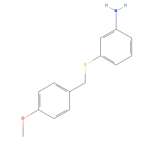 3-[(4-methoxyphenyl)methylsulfanyl]aniline (CAS: 95903-84-7) - Related Chemical Product