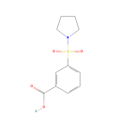 3-pyrrolidin-1-ylsulfonylbenzoic acid (CAS: 7326-79-6) - Related Chemical Product