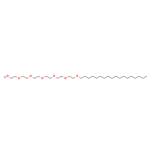 2-[2-[2-[2-[2-(2-octadecoxyethoxy)ethoxy]ethoxy]ethoxy]ethoxy]ethanol (CAS: 2420-29-3) - Related Chemical Product