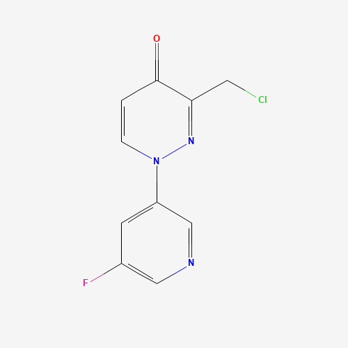 3-(chloromethyl)-1-(5-fluoropyridin-3-yl)pyridazin-4-one (CAS: 1314389-12-2) - Related Chemical Product