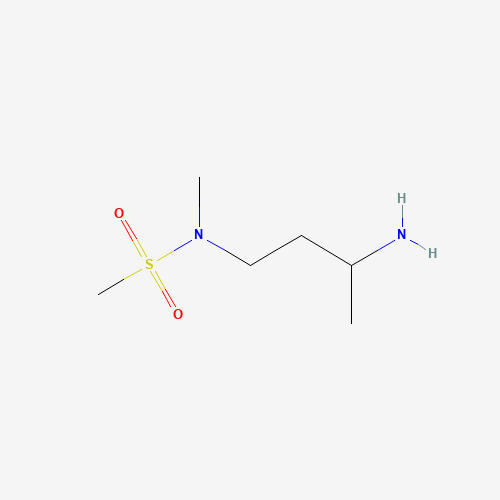 N-(3-aminobutyl)-N-methylmethanesulfonamide (CAS: 1601047-25-9) - Chemical Structure and Molecular Formula 