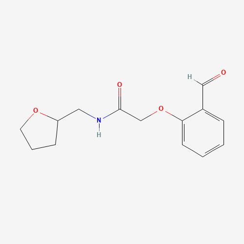 2-(2-formylphenoxy)-N-(oxolan-2-ylmethyl)acetamide (CAS: 915923-40-9) - Related Chemical Product