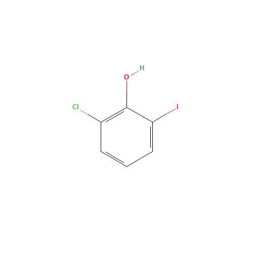 2-chloro-6-iodophenol (CAS: 28177-52-8) - Chemical Structure and Molecular Formula 