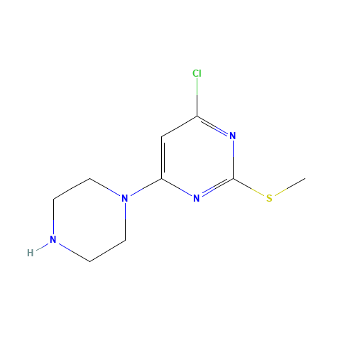 4-chloro-2-methylsulfanyl-6-piperazin-1-ylpyrimidine (CAS: 482620-32-6) - Related Chemical Product