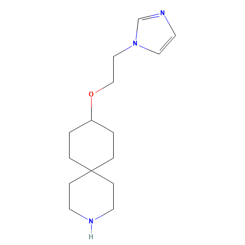 9-(2-imidazol-1-ylethoxy)-3-azaspiro[5.5]undecane (CAS: 1246507-74-3) - Related Chemical Product