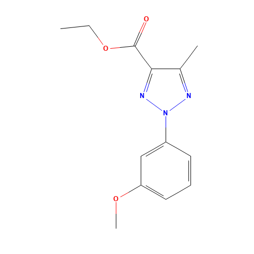 ethyl 2-(3-methoxyphenyl)-5-methyltriazole-4-carboxylate (CAS: 209539-34-4) - Related Chemical Product