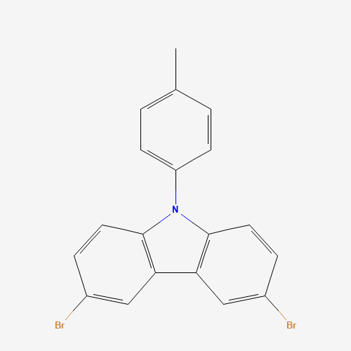 3,6-dibromo-9-(4-methylphenyl)carbazole (CAS: 357437-74-2) - Related Chemical Product