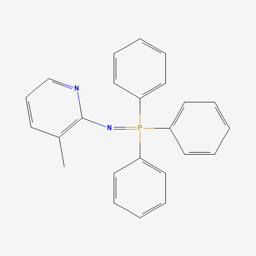 (3-methylpyridin-2-yl)imino-triphenyl-$l^{5}-phosphane (CAS: 136152-40-4) - Chemical Structure and Molecular Formula 