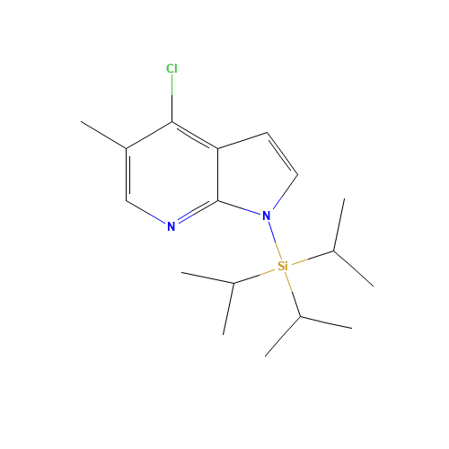 (4-chloro-5-methylpyrrolo[2,3-b]pyridin-1-yl)-tri(propan-2-yl)silane (CAS: 942920-17-4) - Related Chemical Product