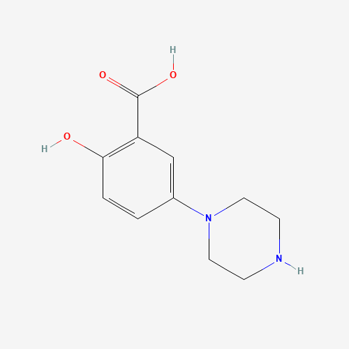 2-hydroxy-5-piperazin-1-ylbenzoic acid (CAS: 446831-30-7) - Related Chemical Product
