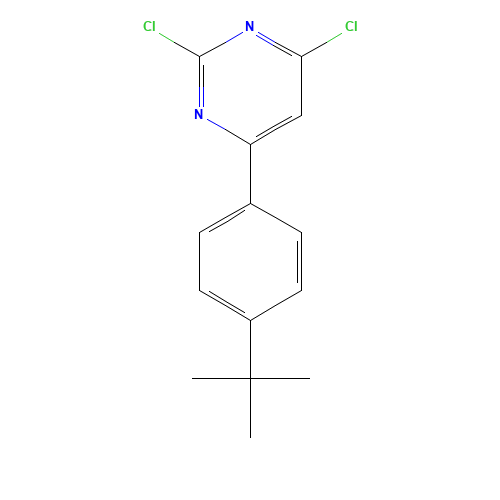 4-(4-tert-butylphenyl)-2,6-dichloropyrimidine (CAS: 879608-76-1) - Related Chemical Product