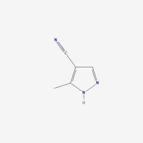 5-methyl-1H-pyrazole-4-carbonitrile (CAS: 131661-41-1) - Chemical Structure and Molecular Formula 