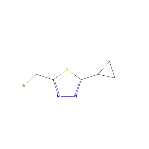 2-(bromomethyl)-5-cyclopropyl-1,3,4-thiadiazole (CAS: 951122-65-9) - Related Chemical Product