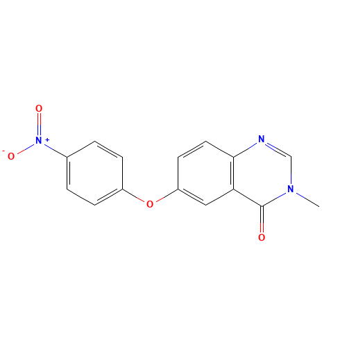 3-methyl-6-(4-nitrophenoxy)quinazolin-4-one (CAS: 953414-08-9) - Related Chemical Product