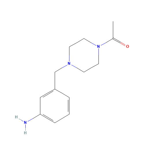 1-[4-[(3-aminophenyl)methyl]piperazin-1-yl]ethanone (CAS: 1016696-88-0) - Related Chemical Product