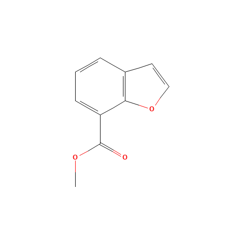 methyl 1-benzofuran-7-carboxylate (CAS: 99517-45-0) - Chemical Structure and Molecular Formula 
