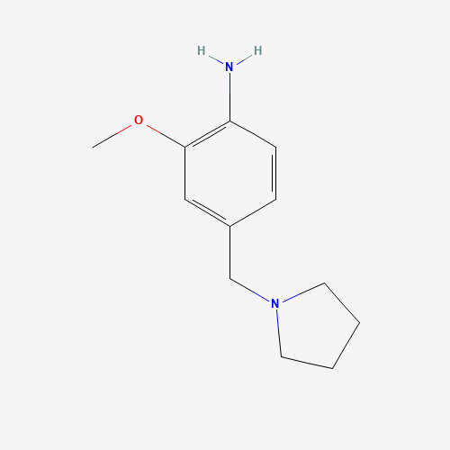 2-methoxy-4-(pyrrolidin-1-ylmethyl)aniline (CAS: 1350629-77-4) - Related Chemical Product
