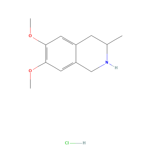 6,7-dimethoxy-3-methyl-1,2,3,4-tetrahydroisoquinoline;hydrochloride (CAS: 6266-97-3) - Related Chemical Product