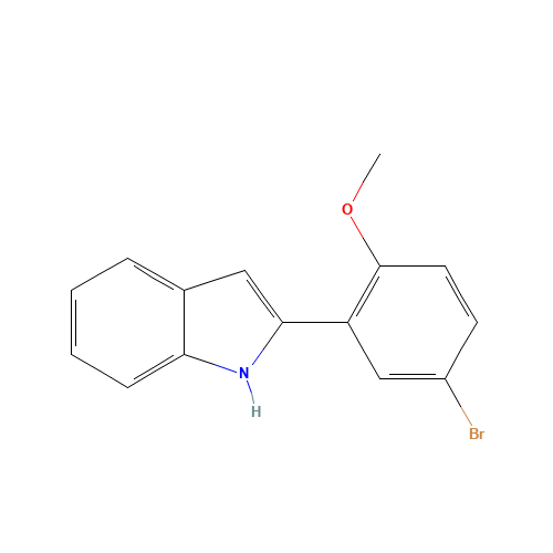 2-(5-bromo-2-methoxyphenyl)-1H-indole (CAS: 1216260-79-5) - Related Chemical Product