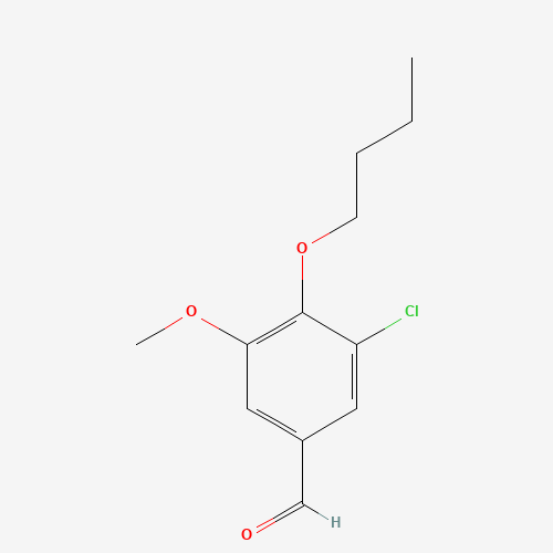 4-butoxy-3-chloro-5-methoxybenzaldehyde (CAS: 483316-01-4) - Related Chemical Product